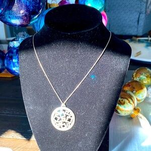 David Yurman necklace with pave diamonds